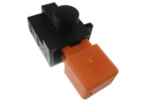 Yourspares Fits Flymo Hover Compact 300 (9633031-01), Hover Compact 330, Hover Compact 330 (9633305-01) and Hover Compact 350 Lawnmower Switch 8A 250V ON/OFF