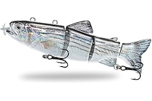 ods lure Robotico Nuoto Lure USB Ricaricabile LED Luce 4-Segement Multi Joint Swimbait Elettrico Esca Pesca Attrezzatura