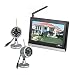 Produktbild Upgrade Sichere Babyphones Überwachung mit 2 Kameras Baby Monitor 2,4 GHz WLAN 7.0" LCD Monitor Digital Kamera Sicherheit System Integrierter IR-Beleuchtung für Nachtsicht (2 Kameras verpackt)