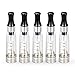 Produktbild IMECIG CE4 Verdampfer von E Shisha, Atomizer/Clearomizer für EGO E Zigarette mit 510-Gewinde, ohne Nikotin, 5 Stück