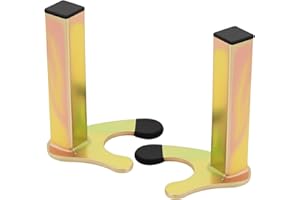 AXVRAV Motorradständer Klauenaufnahme, 1 Paar Gabelaufnahme für Montageständer Schwingenadapter Heckständer Stativhaken, Schwinge Heben Adapter für Motorradheber und Motorradständer Hinten