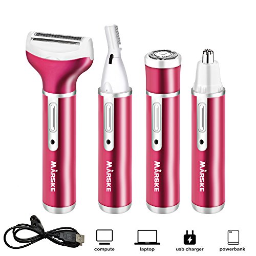 Lady Shaver Kimferd 4 In 1 Lady Trimmer Usb Rechargeable Women