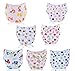 BuyHere Cute Unisex-baby Diaper, Pack of 7 pcs