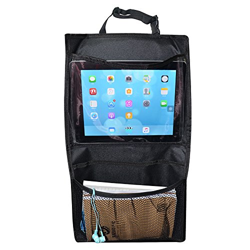 EarthSafe® Auto-Rücksitz Organizer iPad-Halter-Beutel Hängen, Muss Reisen Straßen Haben Reise-Zubehör und Kinder Spielzeug-Speicher