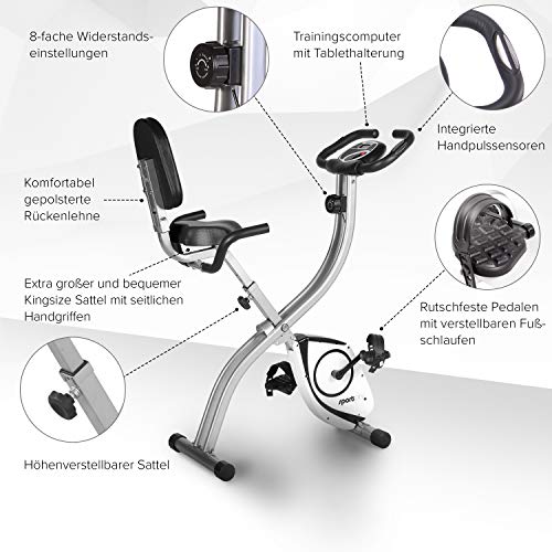 Comprar SportPlus Heimtrainer S-Bike - Bicicleta estática y de spinning
para fitness, talla standard En línea