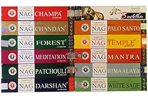 Vijayshree Pack 12 unds INCIENSOS Golden NAG