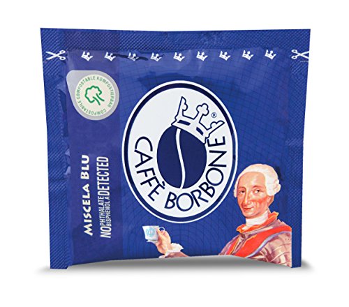 examen Caffè Borbone - Cafè - Mélange Bleu - Confection de 100 Dosettes Souples Ese 44 mm