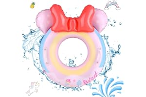 WIRHAUT Swimming Ring for Kids, Rubber Ring for Swimming Inflatable Ring, Leak-proof Pool Inflatable Ring Pool Floats for Kids 4-9 Years