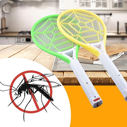 Preisvergleich Produktbild Wokee Mückenklatsche Insektenschläger - Insektenvernichter,Wiederaufladbare LED Elektrische Fliegen Moskito Swatter Bug Zapper Schläger Insekt Get Rid