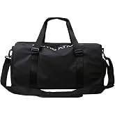Unisex Sports Bag with Wet Compartment and for Yoga, Swimming and Pool &ndash; Black