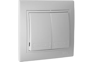 Doble CONMUTADOR/Interruptor 10AX250V S.Europa SOLERA