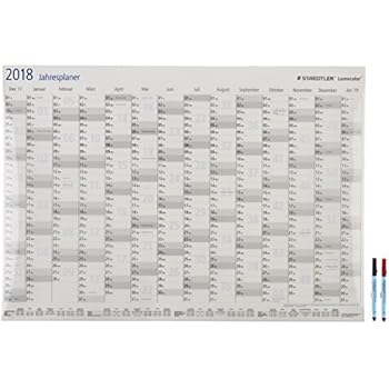 Wandkalender Whiteboard 150x85cm - Trocken Abwischbar & Wiederverwendbar