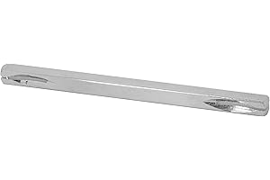 ALSTEN TECH Vierkantsift 8x8mm Vierkant für Türgriff 1 Stück Länge 120 mm - gekerbt, stabile Verbindung für Drückergarnitur Türdrücker Langschild satiniertes Finish