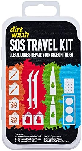 Dirt Wash Unisex Adult Sos Travel Kit. Bike/Bicycle Cleaning Lube Set - Multicoloured, N/Hand
