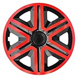 Passend für VW Tiguan 5N CM DESIGN Action Rot/Schwarz - 16 Zoll, passend für Fast alle VW z.B. für Tiguan 5N