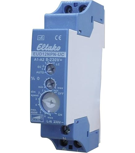 Regolatore Tensione Eltako Eud61npl - Minima Ricarica 4W, Dimmer Universale Per LED 230V