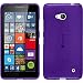 Produktbild PhoneNatic Case für Microsoft Lumia 640 Hülle Silikon lila brushed + 2 Schutzfolien
