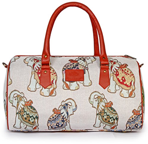 The Clownfish 18 inch 26 Litres Tapestry Travel Duffle Cabin Bag Weekend Bag Luggage Bag RS.999 (71.00% Off) - Amazon
