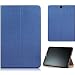 Produktbild KingSang Samsung Galaxy Tab S3 9.7 Lederhülle - mit Einschlaf / Aufwach Funktion Tab S3 2017 Leder Tasche Hülle Case Auto Sleep / Wake Up [Ultra Dünn] Brieftasche Slim Leder Schutzhülle für Samsung Galaxy Tab S3 9.7 (2017) SM-T820/T825 Tablet (Blau)