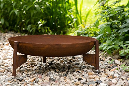 Feuerschale Rost Ø 55cm Schmiedeeisen Feuerkorb Rostig Brennkorb - 2