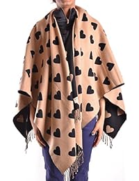 Burberry Women's MCBI056212O Beige/Black Cashmere Scarf