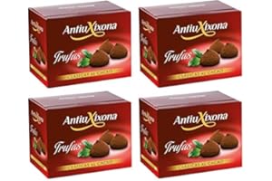 AntiuXixona Trufas al cacao de Antiu Xixona etiqueta roja - 4 Unidades de 100 g, Total: 400 g