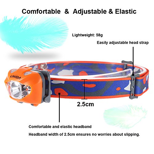 Lixada Mini Taschenlampe Scheinwerfer IR-Sensor Wasserdicht - 3