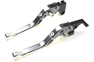 YANG HUA Accesorios de motocicleta CNC plegable extensible freno embrague palancas para Yamaha MT07 MT 07 2014-2016 2017, FZ07 FZ 07 FZ-07 2014-2017LOGO MT-07