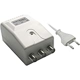 Metronic 414041 Alimentatore per Amplificatori d'Antenna con 2 Uscite TV, Bianco