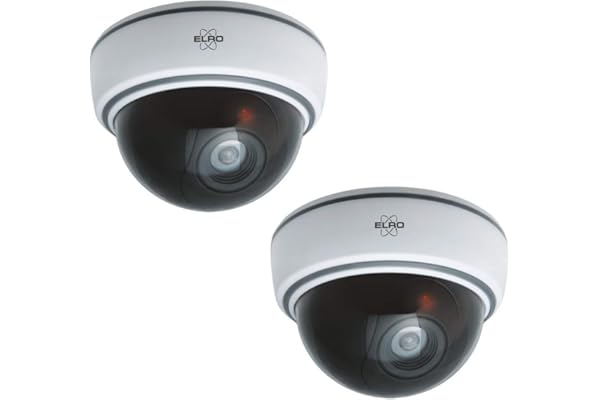 ELRO CDD15F Caméra dôme factice d'intérieur - Flash - Paquet de 2