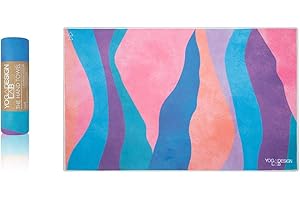 Yoga Design Lab Serviette Visage et Mains | Ultra absorbante, Douce Légère, Écologique | Idéale pour Yoga, Gym et Voyage (Mexicana)