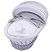 Izziwotnot Humphrey's Corner Sketchbook Baby Girl Wicker Moses Basket (Soft Grey)