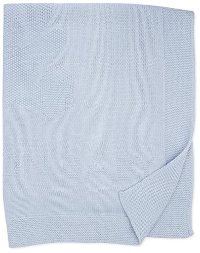 United Colors of Benetton Baby-Boys Bunny Knitted Blanket Scarf, Blue, One Size