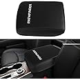 LEXLEY Center Console Pad Armrest Box Cover Waterproof Anti-Scratch Leather Protector Covers for Nissan 2013-2020 Pathfinder-Black Stitches