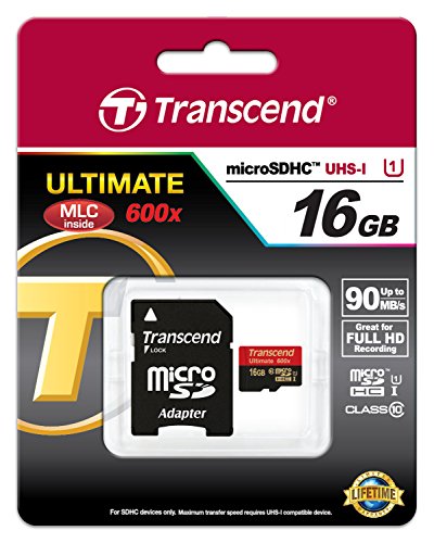 Transcend Ultimate microSDHC 16GB Class 10 UHS-I (Lesen: 90MB/s, Schreiben: 45MB/s) - 4