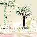 Produktbild Wandsticker4U- XXL Wandtattoo"fröhliche Waldtiere im Kinderzimmer" mit Messlatte | Wandbilder: 280x210 cm | Wandsticker Kinder Baum Eule Zoo Wald Tiere Wandaufkleber Babyzimmer Deko