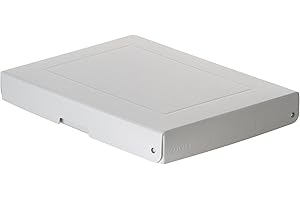 FALKEN PureBox Pro. Made in Germany. 40 mm di altezza, DIN A4 DIN ISO 9706 DIN ISO 16245-A. Contenitore privo di acidi e resistente all'invecchiamento, con coperchio, adatto per archivio