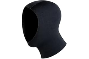 pdodo Gorra de buceo de neopreno de 3 mm/5 mm, gorro de neopreno para buceo, gorro de buceo, gorro de buceo, capucha duradera el?stica para buceo, capucha t?rmica para esn?rquel, kayak, vela