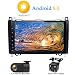 Produktbild XISEDO Android 8.0 Autoradio In-Dash 9 Zoll Car Radio 8-Core RAM 4G ROM 32G Autonavigation Car Radio mit 1024 * 600 Touch Screen für Mercedes-Benz A-W169, B-W245, Viano, Vito, Sprinter