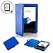 Produktbild Forefront Cases® Amzon Kindle 4 & Kindle 5 (4. Generation & 5. Generation - 2012 Modell) Shell Hülle Schutzhülle Tasche Bumper Folio Case Cover Stand - Extra Robust und Leicht mit Rundum-Geräteschutz inkl. Displayschutz (BLAU)