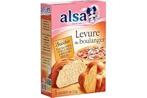 EPICERIE SUCRÉE ALSA - Levure De Boulanger Briochin 5 Sachets - Lot De 4