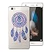 Produktbild Yokata Huawei P8 Lite (2015/2016) Hülle Transparent Weiche Silikon Handyhülle Schutzhülle TPU Handy Tasche Schale Etui Weich Silicone Bumper Ultra Dünn Slim Schlank Durchsichtig Handytasche Premium Kratzfest Clear Backcover Schutz für Huawei P8 Lite (2015/2016) (5,0 Zoll) Case Cover - Blaue Glockenblume