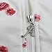 iiniim 3pcs Baby Girls Peony Coat + Long Sleeve T-shirt+ Pants Clothes Outfit Set Watermelon Red 18-24 Months