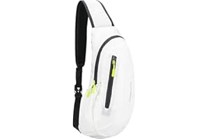 Gisdanchz Wasserdichte Nylon Sling Bag Rucksack Brusttasche Klein Herren Damen für Sport, Reisen usw