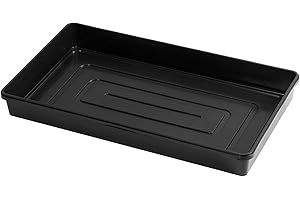 Pullmer Kunststoffwanne, Pflanzschale groß, Auffangwanne, Plastikwanne flach, 55,5x31,5x6,5 cm, 1 Stück, Pflanzenwanne Kunststoff, Anzuchtschalen