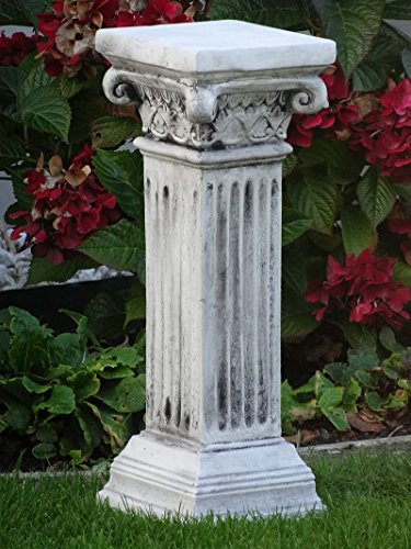 Steinfigur Nr.369 Gartensäule Podest Sockel Säule PALMIRA ca. 44 cm ca. 13 kg