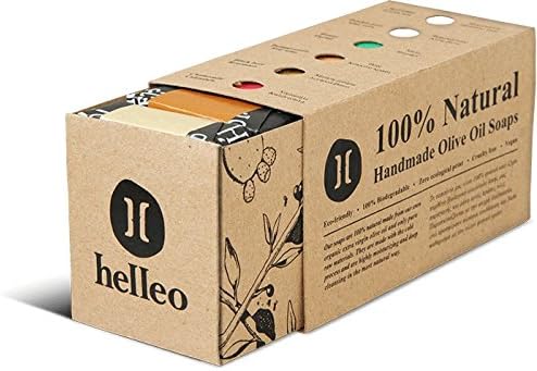 100% Natural handmade olive oil mini soaps - 6 pack