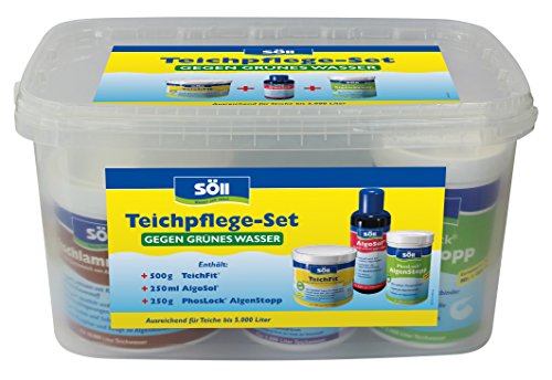 Söll 16977 Teichpflege-Set gegen grünes Wasser