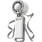 Minesk Airflow Pro Taşınabilir Mini Vantilat&ouml;r - Buz Etkisi - Katlanabilir Tasarım ve Boyun Askılı - En Y&uuml;ksek Hızda Bile 200