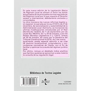 Legislación de Régimen Local